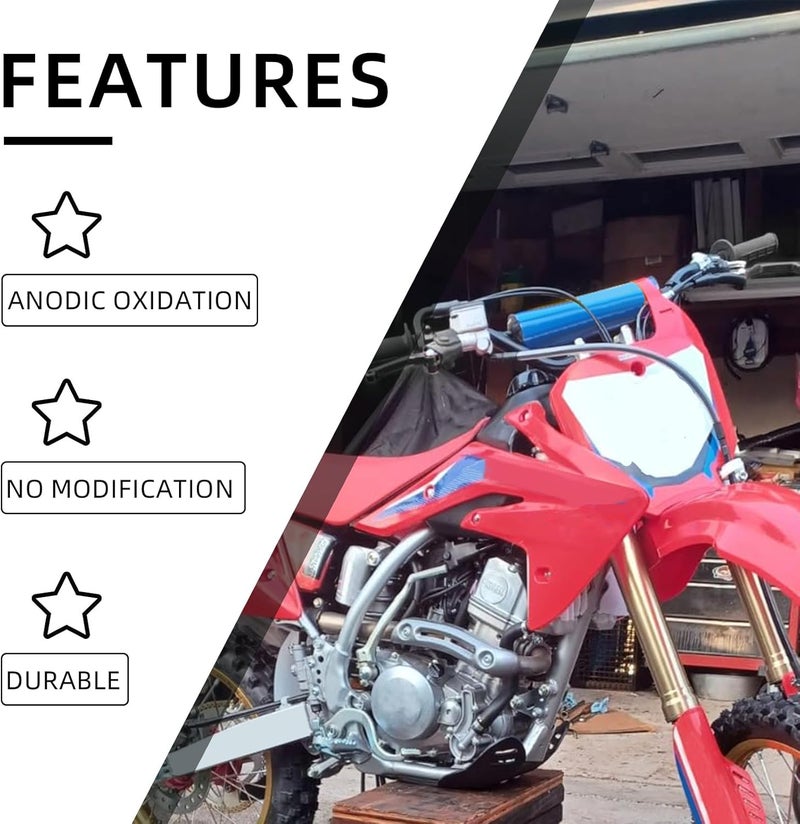 BAOUFF Dirt Bike Foldable Clutch Brake Levers,CNC Clutch Lever Breakaway Levers for CRF150R 07-25/CR80R CR85R 98-07/XR650R 00-06/CR125R CR250R 92-03 Black - Image 4